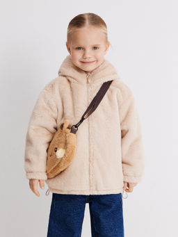 ACOOLA / Набор детский для девочек ((1)куртка и (2)сумка) Frappe бежевый