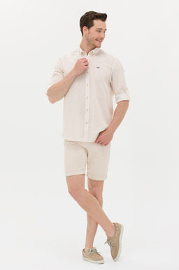 U. S. Polo Assn Мужская рубашка с длинным рукавом Stone - U.s. polo assn фото 4