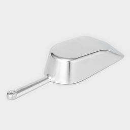 Совок для сыпучих продуктов, h=30.5 см, алюминий, серебристый