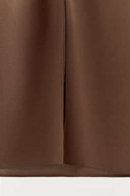 VESTIDO FORRO BANDEAU / Marr?n - Zara фото 7