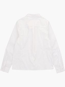 Рубашка для девочки в школу белая UD 6645 белый - Mini maxi фото 6