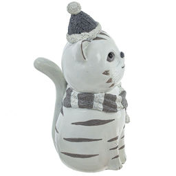 Фигурка декоративная "Кот", L13 W12 H25 см, 2в.
