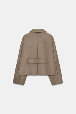 SHORT WOOL COAT - Zara фото 9