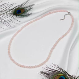 Бусы из Розового кварца