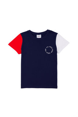 Детская темно-синяя футболка с круглым вырезом Неожиданная скидка в корзине - U.s. polo assn фото 2