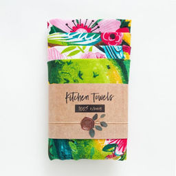 Набор полотенец кух. ДолянаЦветочного настроения 35х60см-4шт, 100% хл 100%хл  фото 9