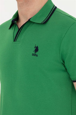 Мужская зеленая футболка - U.s. polo assn фото 7