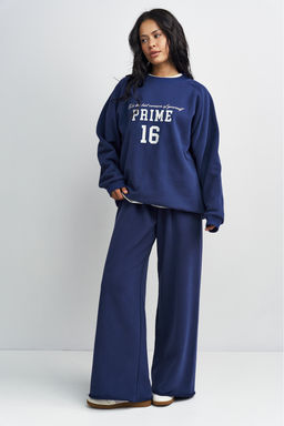 Свитшот винтажный Темно-синий - Erist store фото 3