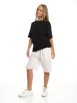 Шорты Багги спортивные для девочки 22-2080 белый - Mini maxi фото 7