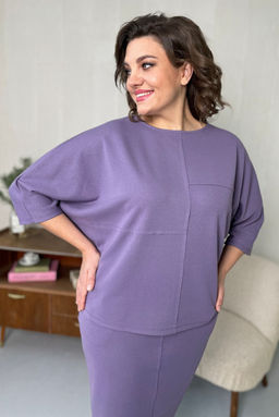 Джемпер Rumoda 2094-Р сиреневый  фото 5