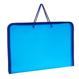 Папка для чертежей и рисунков А3, 460 х 320 х 25 мм, с ручками, пластиковая, молния вокруг, Офис