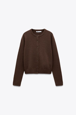 100% WOOL BASIC CARDIGAN - Zara фото 22