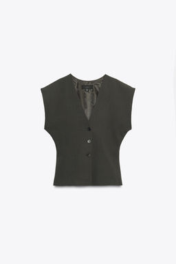 PINSTRIPE WAISTCOAT - Zara фото 5