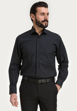Сорочка мужская длинный рукав GREG 340/119/BLK фото 18