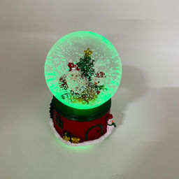 Новогодний декор - Снежный шар 13 см (стекло, свет, музыка) в ассортименте - Ип лебедев о.ю фото 6