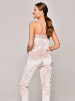 CONTE Велюровый топ для дома VELVET LOUNGEWEAR LHW 1008 light pink