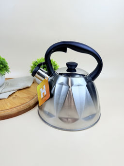 Чайник со свистком, черная ручка, 2,0 л. НМ 55243