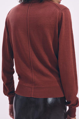 PLAIN KNIT CARDIGAN WITH SILK - Zara фото 3