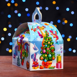 Цена за 5 шт. Подарочная коробка Драконьи радости ,Сундучок 18,5 х 12,5 х 16,5 см - Simaland фото 2