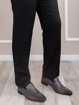 Лоферы мужские в офис и на праздник/ Туфли мужские на свадьбу 503-07-00 Серый