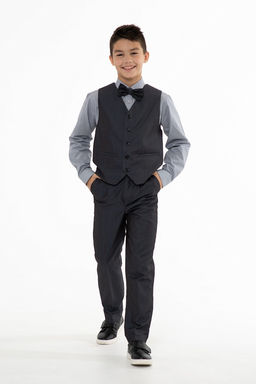 Серые брюки для мальчика Инфанта, модель 0911 СМ  фото 3