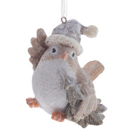 Фигурка декоративная "Птичка", L7 W8 H8 см, 3в.