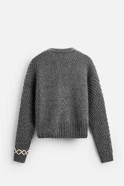 LIMITED EDITION SWEATER WITH CONTRAST TRIMS - Zara фото 8