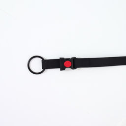 Ошейник для собак биотановый ОШ 30-50 см, чёрный - Пушистое счастье фото 4
