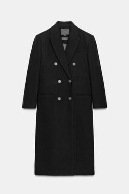 ZW COLLECTION LIMITED EDITION WOOL BLEND COAT - Zara фото 8