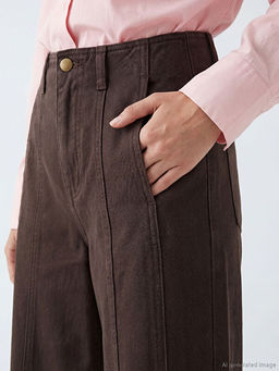 Wideleg Kad?n Jean Pantolon