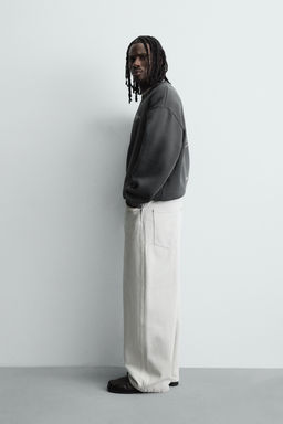 CONTRAST PRINT SWEATSHIRT - Zara фото 4