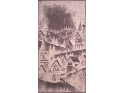 Полотенце махровое 6с102.413ж1 Снежный пейзаж(т.с.мальв1) 81х160см