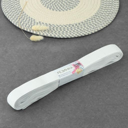 Цена за 2 шт. Резинка вязаная, 30 мм, 10±0.5 м, белая