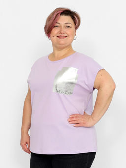 CRB wear/CSLW 60273-45 Футболка женская,лаванда/Ex.Cherubino  фото 3