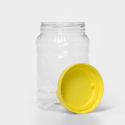 Цена за 2 шт. Банка для хранения сыпучих продуктов Альтернатива, 2 л, пластик, МИКС