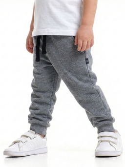 Брюки ясли 22-2410 т.серый меланж - Mini maxi фото 2