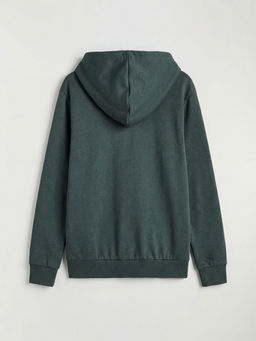 Kap??onlu Erkek ?ocuk Fermuarl? Sweatshirt