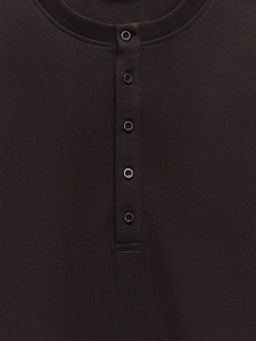 Контрастный лонгслив хенли / Zarina  фото 10