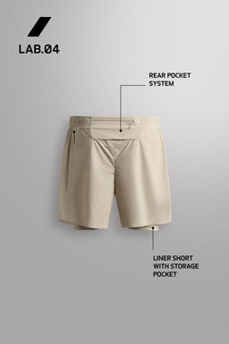 PANTALONES CORTOS RUNNING 2 EN 1 / Morado - Zara фото 7