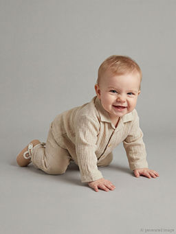 M?slin Erkek Bebek G?mlek ve Pantolon