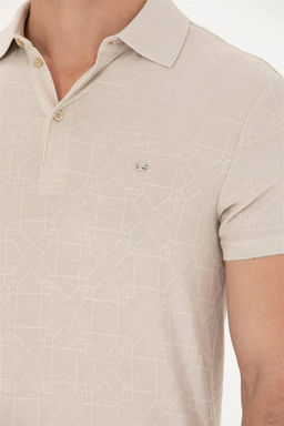 U. S. Polo Assn Мужская футболка с воротником-поло Stone - U.s. polo assn фото 14