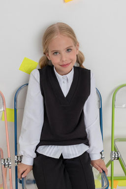 Crockid _ К 302150/черный жилет для дев