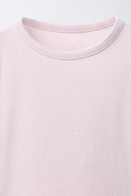 PLAIN T-SHIRT WITH MODAL - Zara фото 3