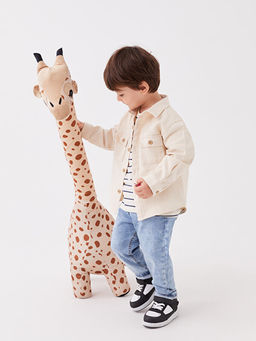 Beli Lastikli Basic Erkek Bebek Jean Pantolon