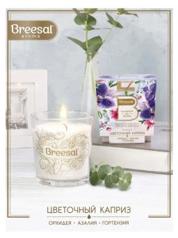 Breesal ароматическая свеча Aroma Sphere Цветочный каприз 170 г