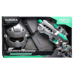 Набор оружия "Воин Галактики" (свет, звук) на батарейках, в коробке