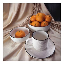 Миска фарфоровая Walmer Riverside, 0.94 л, цвет белый  фото 5