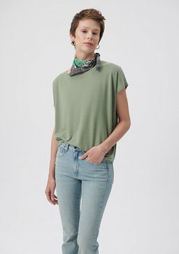 Renkli Bask?l? Bandana - Mavi фото 15