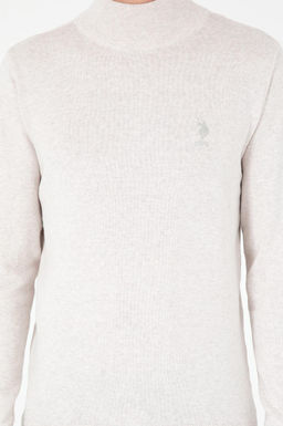 Мужской базовый свитер из каменного меланжа - U.s. polo assn фото 6