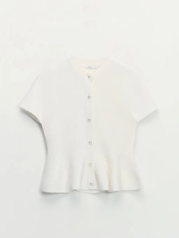 Приталенный джемпер с баской / Zarina